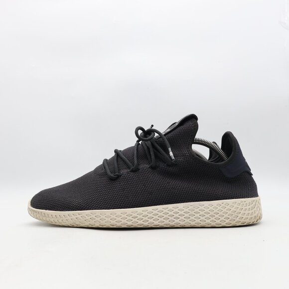 Adidas Trainers Pharrell Williams Tennis Hu Men's Size 10.5 Black Knit Sneakers - Picture 4 of 9